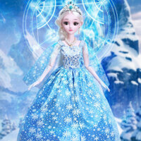 Bộ đồ chơi búp bê Elsa cho bé gái lớn, đồ chơi công chúa băng giá Elsa, quà sinh nhật