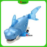 Bộ Đồ Chơi Cá Mập Điện Phát Sáng Và Có Nhạc Vui Nhộn Cho Các Bé