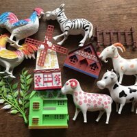 Bộ đồ chơi Các con thú trong rừng bằng nhựa 11 chi tiết 5-13cm