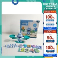 Bộ Đồ Chơi Cân Bằng Toán Học Cao Cấp Hình Cún Con - Hà Mã - Đồ Chơi Giáo Dục Size Nhỏ