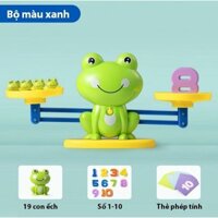 BỘ ĐỒ CHƠI CÂN HÌNH ẾCH XANH, BÒ NÂU & CHIM CÁNH CỤT CÂN BẰNG GIÚP BÉ ĐẾM VÀ LÀM QUEN VỚI TOÁN HỌC