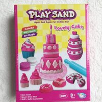 Bộ đồ chơi cát động lực PLAY SAND – Lovely Cake