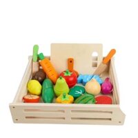 Bộ Đồ Chơi Cắt Trái Cây Choice M275 Gỗ An Toàn Cho Bé