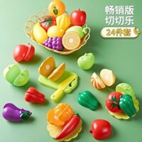 Bộ Đồ Chơi Cắt Trái Cây Rau Củ 43 Chi Tiết Cho Bé