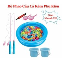 Bộ đồ chơi câu cá 42 món kèm phao tròn 2 tầng xinh xắn