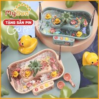 Bộ đồ chơi câu cá cho bé có nhạc bằng nhựa ABS cao cấp tặng sẵn PIN