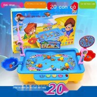Bộ đồ chơi câu cá mèo con trẻ em 1-3-6 tuổi bé trai bé gái chơi dưới nước điện từ tính trẻ em giáo