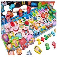 Bộ Đồ Chơi Câu Cá Và Học Dạy Bé Bảng Chữ Cái Chữ Số Hình Học Và Phương Tiện Giao Thông