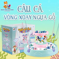 Bộ đồ chơi câu cá xoay vòng ngựa gỗ - Thế giới đại dương thu nhỏ cho bé