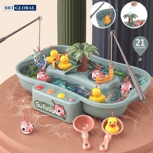 Bộ đồ chơi câu vịt có nhạc cho bé BBT Global 889-141