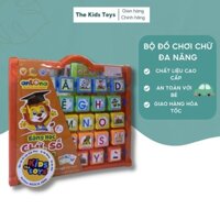 Bộ đồ chơi chữ và số đa năng chất liệu cao cấp bền màu an toàn giúp bé vừa chơi vừa học THE KIDS TOYS