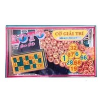 Bộ Đồ Chơi Cờ Lô Tô Bingo Lotto Việt Nhựa Cao Cấp- có sẵn