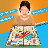 Bộ Đồ Chơi Cờ Tỷ Phú Việt Nam Dạy Trẻ Tư Duy Chính Hãng SATO Loại Lớn