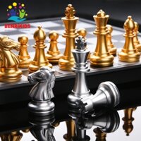 Bộ Đồ Chơi Cờ Vua Quốc Tế Bàn Cờ Nam Châm Bám Chắc Chess Kiêm Tiêu Chuẩn Cờ Quốc Tế