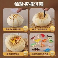 Bộ đồ chơi đào trứng khủng long, bộ giáo dục khảo cổ, trứng khủng long khổng lồ mới