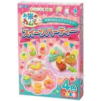 Bộ đồ chơi đất nặn bằng bột gạo mẫu Tạo hình Bánh kem GINCHO