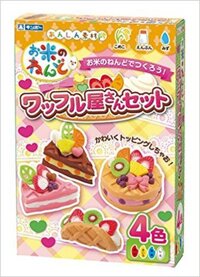 Bộ đồ chơi đất nặn bằng bột gạo mẫu "Tạo hình Bánh kem" GINCHO (mẫu mới)