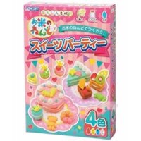 Bộ đồ chơi đất nặn bằng bột gạo mẫu "Tạo hình Bánh kem" GINCHO (mẫu mới)