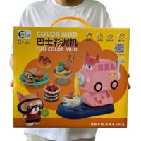 Bộ đồ chơi đất nặn BỘT MÌ trẻ em sinh học tự khô cho bé | Bộ đồ chơi nấu ăn nhà bếp đất sét cao cấp cho bé