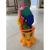 Bộ Đồ Chơi Đi Biển Xô Bạch Tuộc - Có Guồng Quay