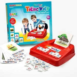 Bộ Đồ Chơi Duka - Vui Học Tiếng Việt Cùng Thẻ Đồ Chơi - DK81013