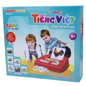 Bộ Đồ Chơi Duka - Vui Học Tiếng Việt Cùng Thẻ Đồ Chơi - DK81013