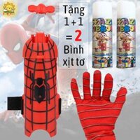 Bộ đồ chơi Găng tay Người nhện - Spider Man - Mô phỏng người nhện phóng tơ nhện độc đáo, chất liệu an toàn - Sunny Kids