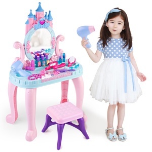 Bộ đồ chơi ghế trang điểm 2 in 1 cho bé