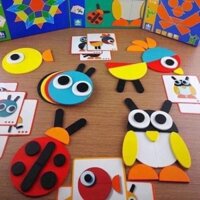 Bộ Đồ Chơi Ghép Hình Gỗ Các Con Vật Montessori