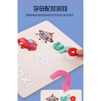 Bộ đồ chơi ghép hình kèm 26 chữ cái