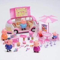 Bộ đồ chơi gia đình Peppa Pig đi picnic - gia dinh heo di gia ngoai