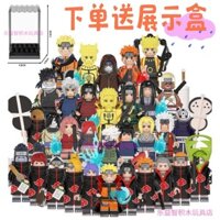 Bộ đồ chơi giáo dục mới tương thích với Naruto, bộ đầy đủ, khối xây dựng lắp ráp của bên thứ ba, nhân vật Kakashi, Sasuke, Obito RXZ7