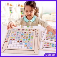 Bộ đồ chơi gỗ thông minh xếp hình ghép cặp Pikachu cho bé trai, bé gái, trẻ em, trẻ con 4 5 6 7 8 9 10 tuổi