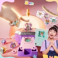 Bộ Đồ Chơi Hanmade Tự Làm Móc Khóa Siêu Đáng Yêu Kèm Máy Lắp Ghép, Đa Dạng Hình Dáng Quà Tặng Hot Cho Bé Gái