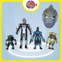 Bộ đồ chơi hình siêu nhân, mặt nạ siêu nhân, siêu nhân gao cho bé TTX12 Trí Tuệ Xanh