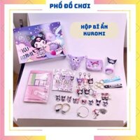 Bộ Đồ Chơi Hộp Mù Kuromi - Đa Dạng Phụ Kiện Siêu Dễ Thương, Kẹp Tóc, Móc Khóa Đèn Ngủ, Món Quà Bất Ngờ Cho Bé Gái 2024