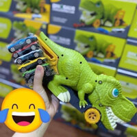 BỘ ĐỒ CHƠI KHỦNG LONG NHẢ SIÊU XE THÚ VỊ CHO BÉ