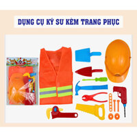 Bộ đồ chơi kỹ sư kèm mũ áo