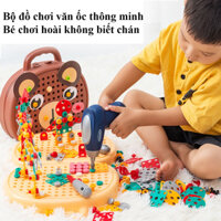 Bộ đồ chơi kỹ sư lắp ráp - đồ chơi vặn ốc vít - Cho bé từ 3 tuổi