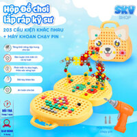 Bộ đồ chơi kỹ sư lắp ráp MYKA đồ chơi cho bé bộ sếp hình gấp gọn đồ chơi thông minh BABY SHOP D - 004