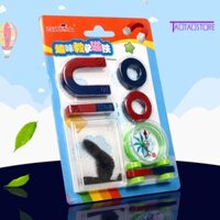 Bộ Đồ Chơi La Bàn Nam Châm Hình Chữ U Giáo Dục Khoa Học Cho Bé
