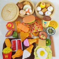 Bộ đồ chơi làm bánh 84 chi tiết chất liệu nhựa an toàn cho bé gái từ 3 tuổi