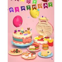 Bộ đồ chơi làm bánh sinh nhật
