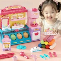 Bộ Đồ Chơi Làm Kem Cho Bé DIY Ice Cream – Máy Làm Kem Đất Nặn Kèm Phụ Kiện Trang Trí