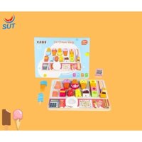 Bộ Đồ Chơi Làm Kem Tự Chọn (Kabi) - Đồ Chơi Gỗ
