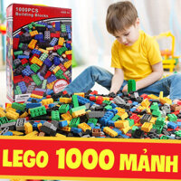 Bộ đồ chơi lắp ghép Lego 1000 mảnh chi tiết hộp đỏ - Bộ đồ chơi xếp hình sáng tạo