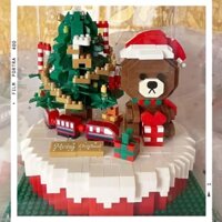 Bộ Đồ Chơi Lắp Ghép Lego Bánh Gấu Brown Chirstmas - Nanoblock