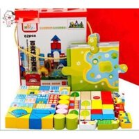 Bộ Đồ Chơi Lắp Ghép Mô Hình Thành Phố Bằng Gỗ - Thingkids