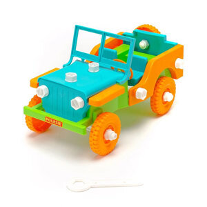 Bộ đồ chơi lắp ghép xe Jeep Retro 42 chi tiết Cavallino Toys