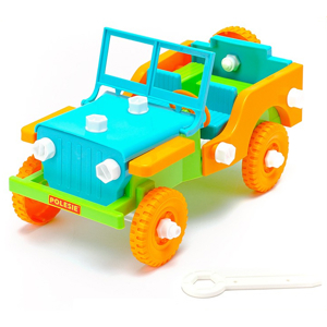 Bộ đồ chơi lắp ghép xe Jeep Retro 42 chi tiết Cavallino Toys